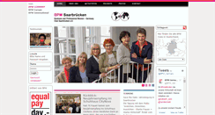 Desktop Screenshot of bpw-saarbruecken.de