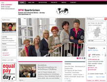 Tablet Screenshot of bpw-saarbruecken.de